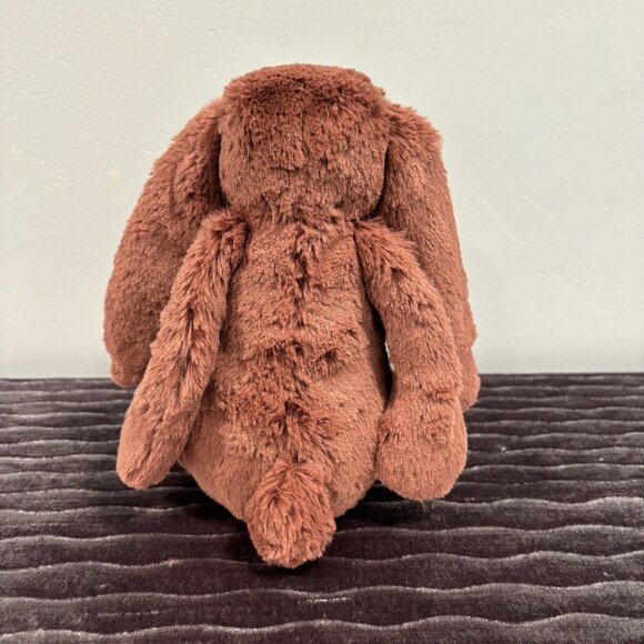 RARE Jellycat Medium Bashful Fudge Bunny BNWT - Picture 5 of 6
